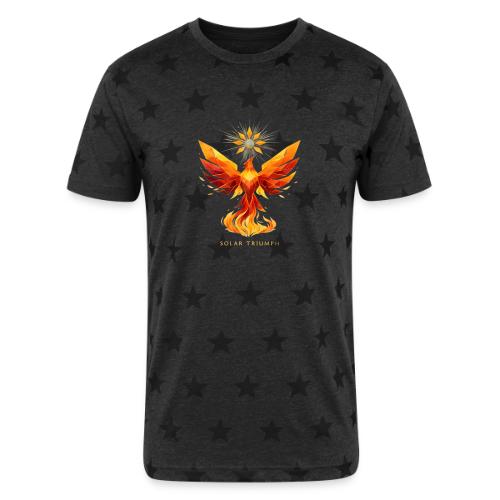 Solar Triumph Phoenix - Unisex Adult Star Printed T-Shirt