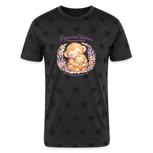 Empowered Women Empower The World Art - Unisex Adult Star Printed T-Shirt