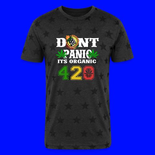 Joking 420 Organic Smoke Weed Marijuana Design - Unisex Adult Star Printed T-Shirt