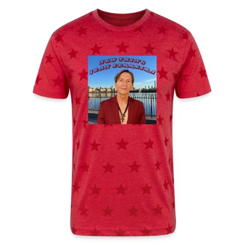 New Thing - Unisex Adult Star Printed T-Shirt