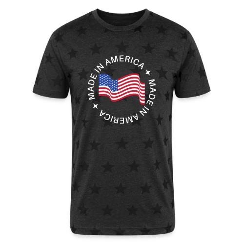 Made in America - Unisex Adult Star Printed T-Shirt