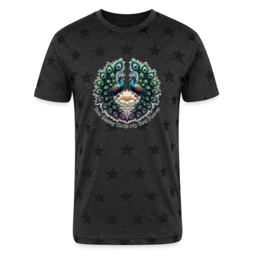 Your Beauty Holds My Soul Peacock Gifts T-Shirt - Unisex Adult Star Printed T-Shirt
