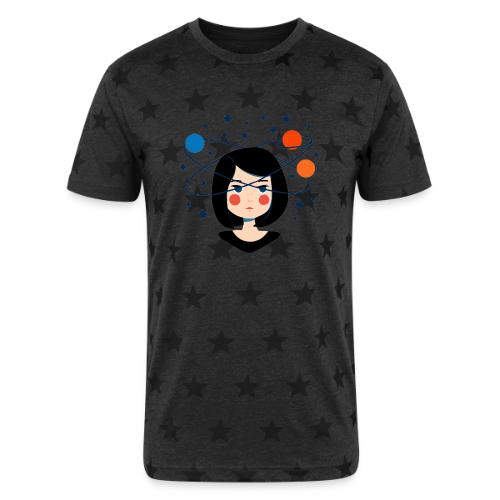 Spaced Out Girl – Mouse Pad - Unisex Adult Star Printed T-Shirt