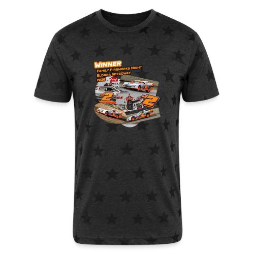 Rob Trent Eldora Speedway FFN#1 Design 1 - Unisex Adult Star Printed T-Shirt