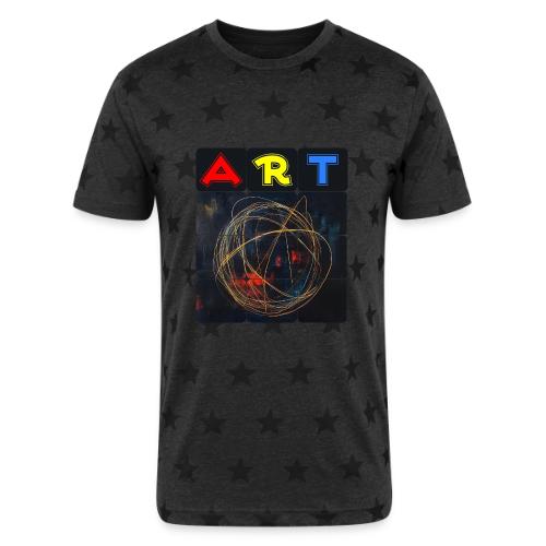 Echoes of Art - Unisex Adult Star Printed T-Shirt