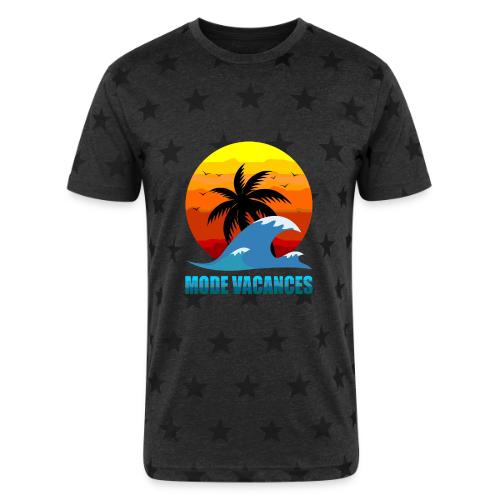 Vacation Mode: Tropical Escape - Unisex Adult Star Printed T-Shirt
