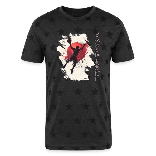 Basketball Heights - Unisex Adult Star Printed T-Shirt