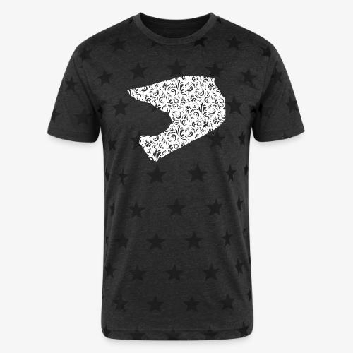 Floral Helmet - Unisex Adult Star Printed T-Shirt