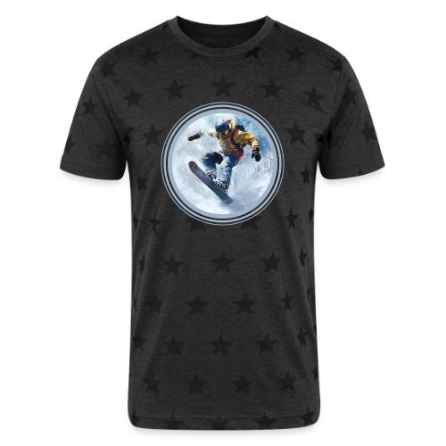 Snowboarding Life - Unisex Adult Star Printed T-Shirt