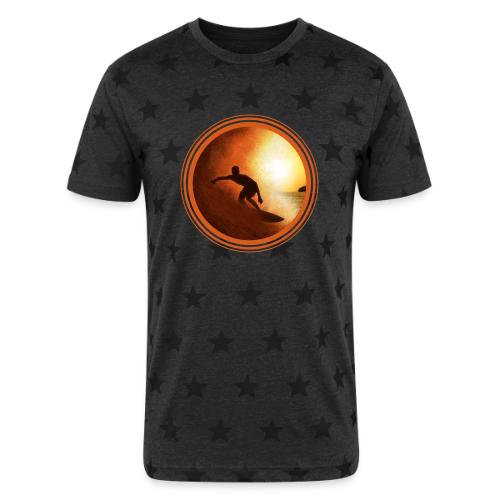 Surfing Vibes - Unisex Adult Star Printed T-Shirt