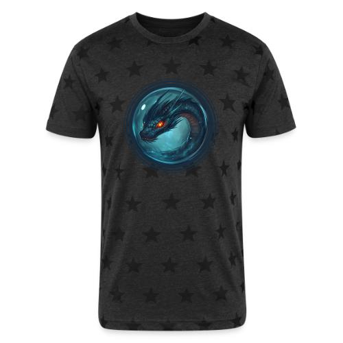 Dragon Sphere - Unisex Adult Star Printed T-Shirt