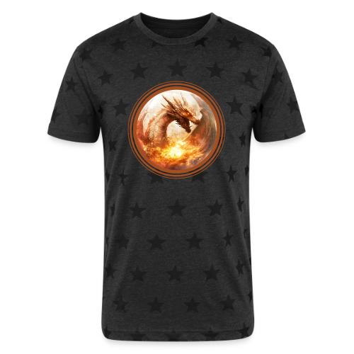 Dragon's Wrath - Unisex Adult Star Printed T-Shirt