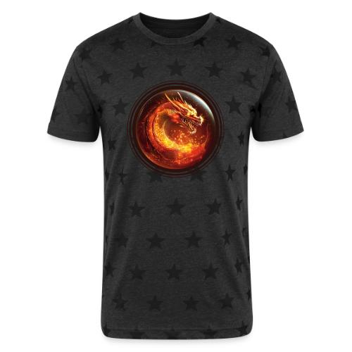 Shadow Dragon Rise - Unisex Adult Star Printed T-Shirt