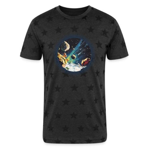 Celestial Collision - Unisex Adult Star Printed T-Shirt