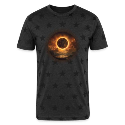 Eclipse Canvas - Unisex Adult Star Printed T-Shirt