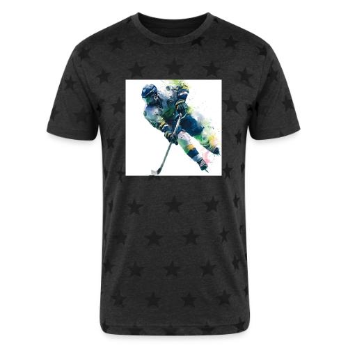Hockey: Frozen Motion - Unisex Adult Star Printed T-Shirt