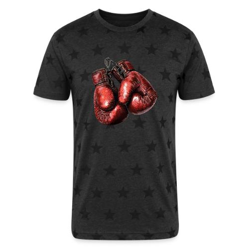 Legacy Boxing Gloves - Unisex Adult Star Printed T-Shirt