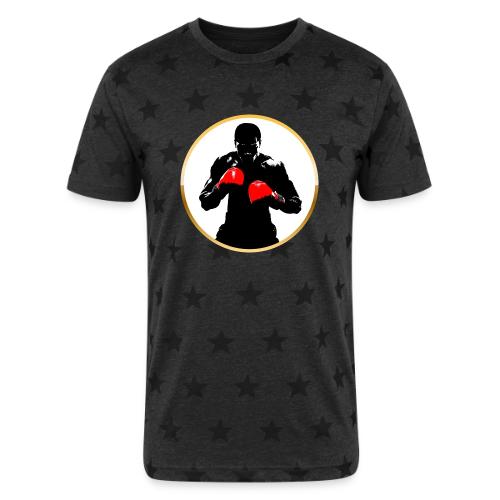 Boxing: Golden Ring Fighter - Unisex Adult Star Printed T-Shirt