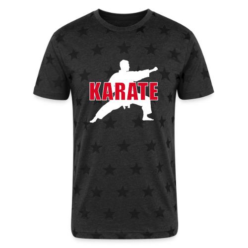 Karate Focus - Unisex Adult Star Printed T-Shirt