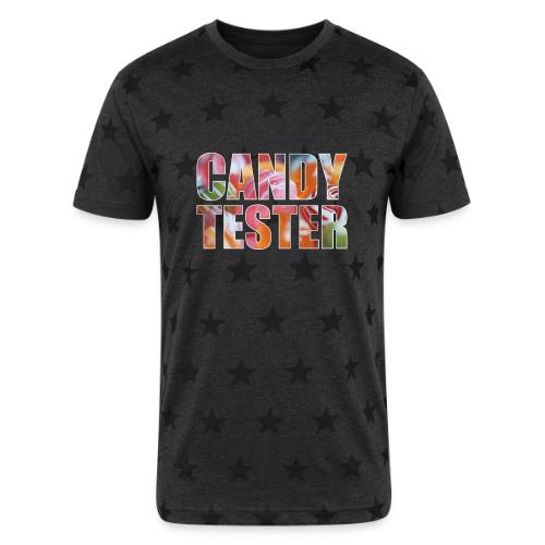 Candy Tester Delight - Unisex Adult Star Printed T-Shirt