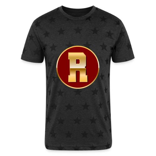 Letter R – Capital Varsity Alphabet Monogram - Unisex Adult Star Printed T-Shirt
