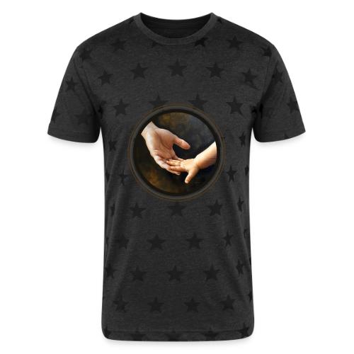 Hand in hand - Unisex Adult Star Printed T-Shirt