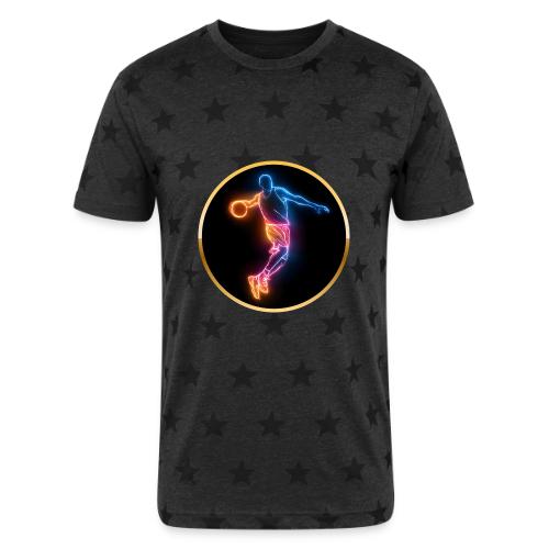 Basketball: Slam Dunk Afterglow - Unisex Adult Star Printed T-Shirt