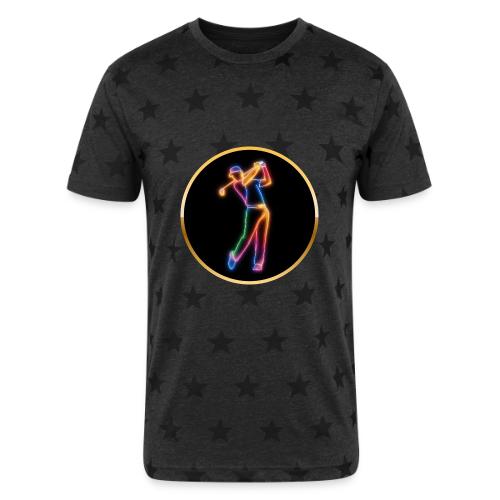 Golf: Spectrum Swing - Unisex Adult Star Printed T-Shirt