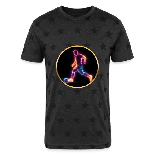 Virtual Football Hero - Unisex Adult Star Printed T-Shirt