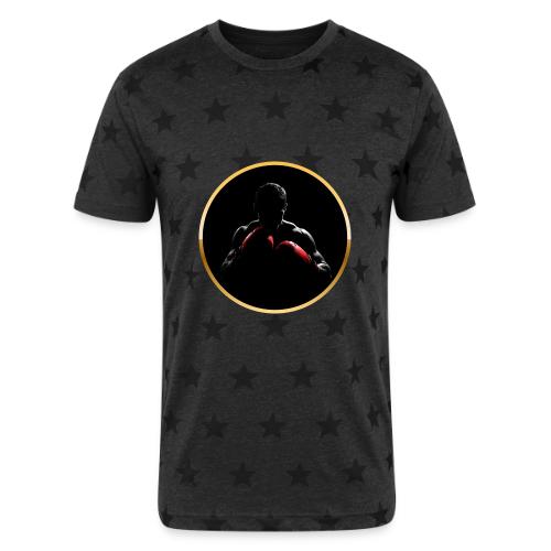 Boxing: Crimson Gloves Fighter - Unisex Adult Star Printed T-Shirt