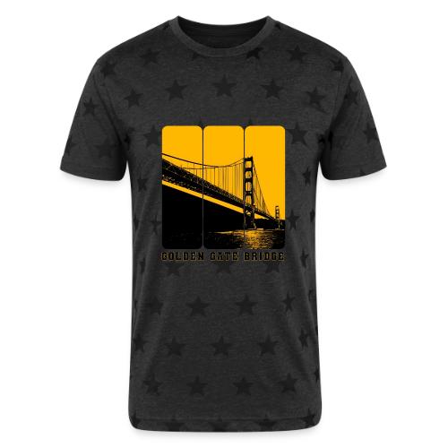 Golden Gate Bold Icon - Unisex Adult Star Printed T-Shirt