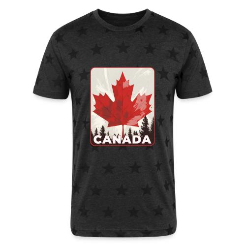 Echoes of Canada - Unisex Adult Star Printed T-Shirt