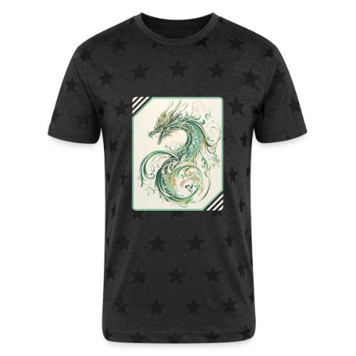 Brush of the Dragon - Unisex Adult Star Printed T-Shirt