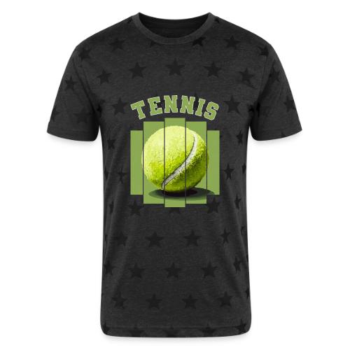 Tennis Minimal - Unisex Adult Star Printed T-Shirt