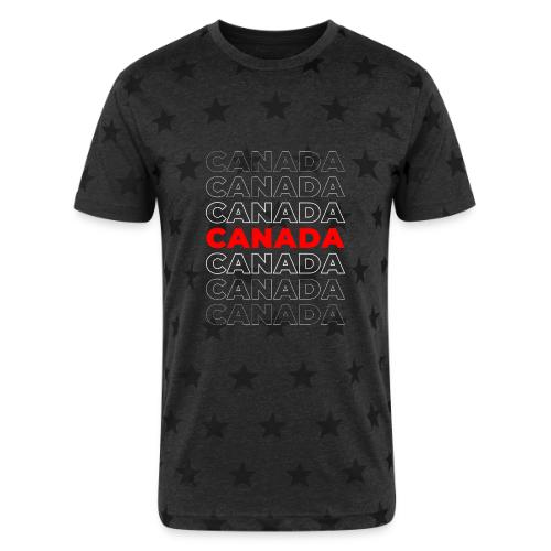 True North Tribute – Canada - Unisex Adult Star Printed T-Shirt