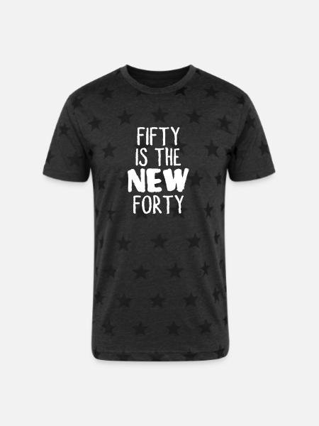 Urban Simplicity - Unisex Adult Star Printed T-Shirt - charcoal star