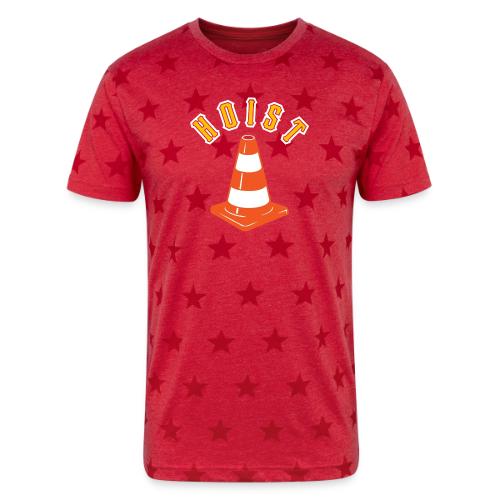 HOIST (Center) - Unisex Adult Star Printed T-Shirt