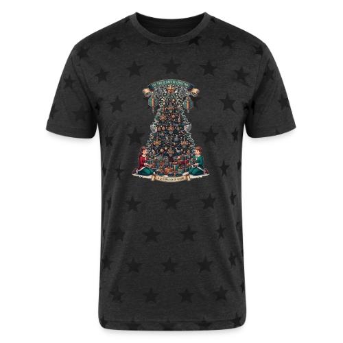 Twelve Days of Christmas T-Shirt - Unisex Adult Star Printed T-Shirt