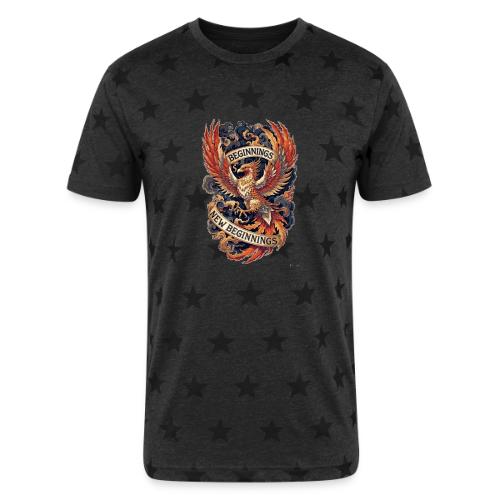 Phoenix New Year T-Shirt - Unisex Adult Star Printed T-Shirt