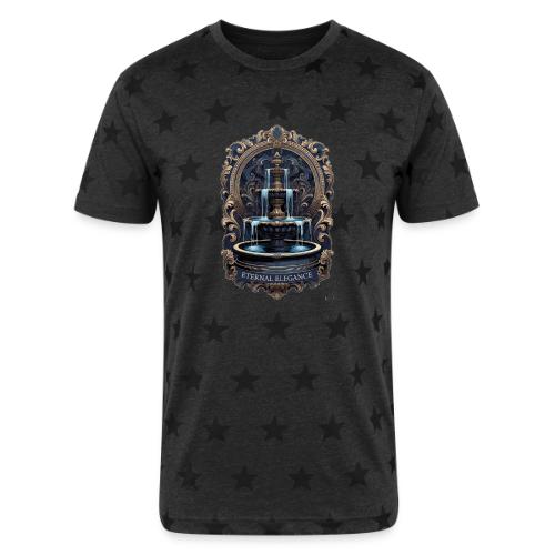 Gilded Baroque Fountain T-Shirt - Unisex Adult Star Printed T-Shirt