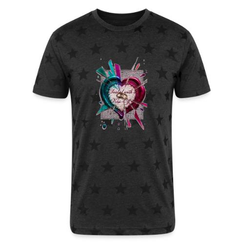 Sealed with a Kiss-Off T-Shirt - Unisex Adult Star Printed T-Shirt