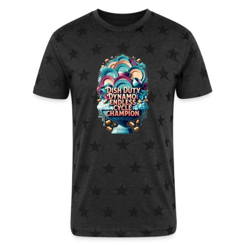 Dish Duty Dynamo T Shirt, Endless Cycle Champion - Unisex Adult Star Printed T-Shirt