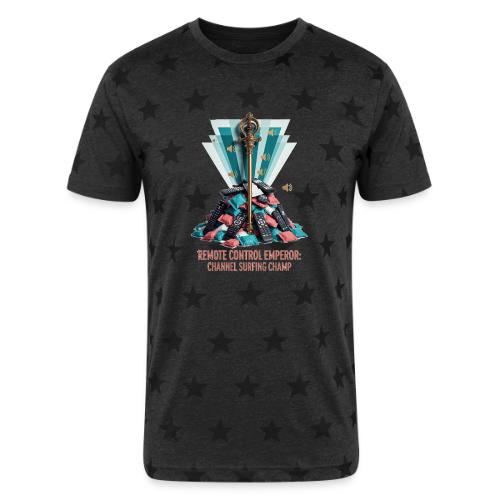 Remote Control Emperor T Shirt - Unisex Adult Star Printed T-Shirt