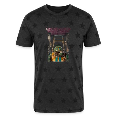 Lawn Care Gladiator T Shirt - Unisex Adult Star Printed T-Shirt