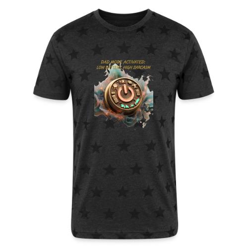 Dad Mode Activated T Shirt, Funny Dad Gift - Unisex Adult Star Printed T-Shirt