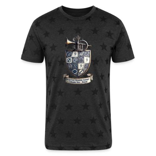 Selective Hearing Expert Crest T Shirt - Unisex Adult Star Printed T-Shirt