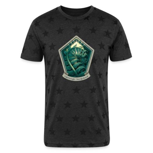 Easter Unfurl in Light Fern T Shirt, Spring Gift - Unisex Adult Star Printed T-Shirt