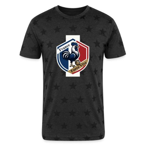 France Rooster T-Shirt, Bleu-Blanc-Rouge gift - Unisex Adult Star Printed T-Shirt