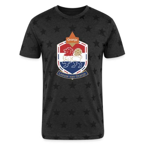 Netherlands Lion Crest T-Shirt, Dutch Badge Gift - Unisex Adult Star Printed T-Shirt