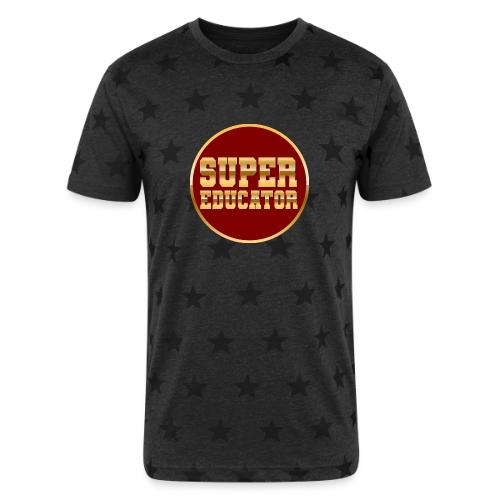 Super Educator - Unisex Adult Star Printed T-Shirt